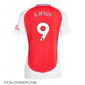 Arsenal Gabriel Jesus #9 Prima Maglia Femmina 2024-25 Manica Corta